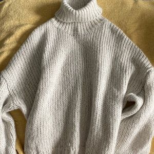 H&M Womens Knit Turtleneck Sweater